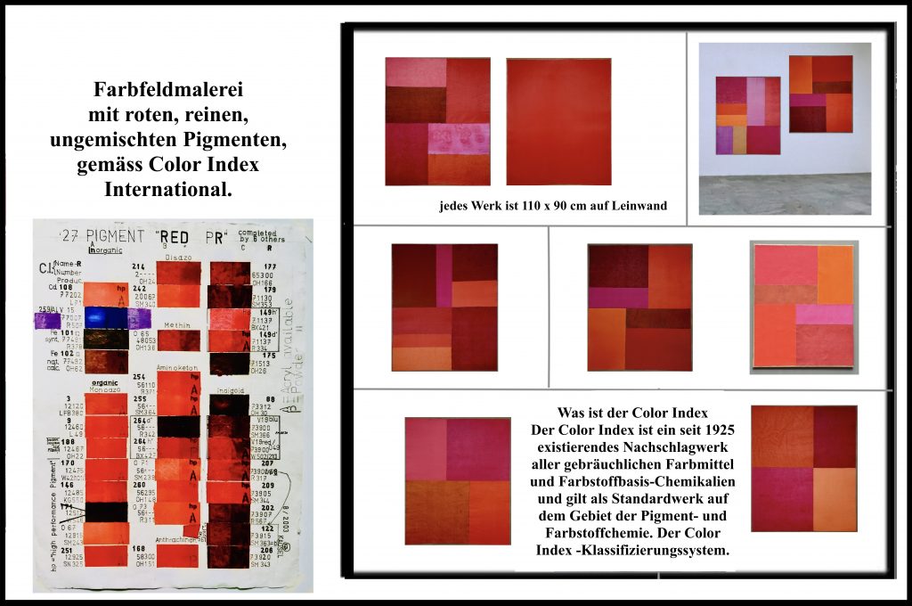 Farbfeldmalerei gemäss Color Index