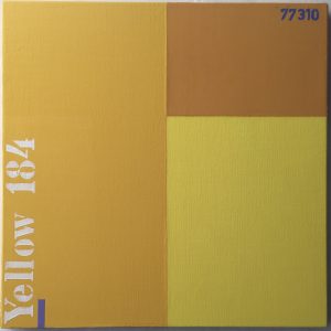 Farbfeldmalerei in gelb