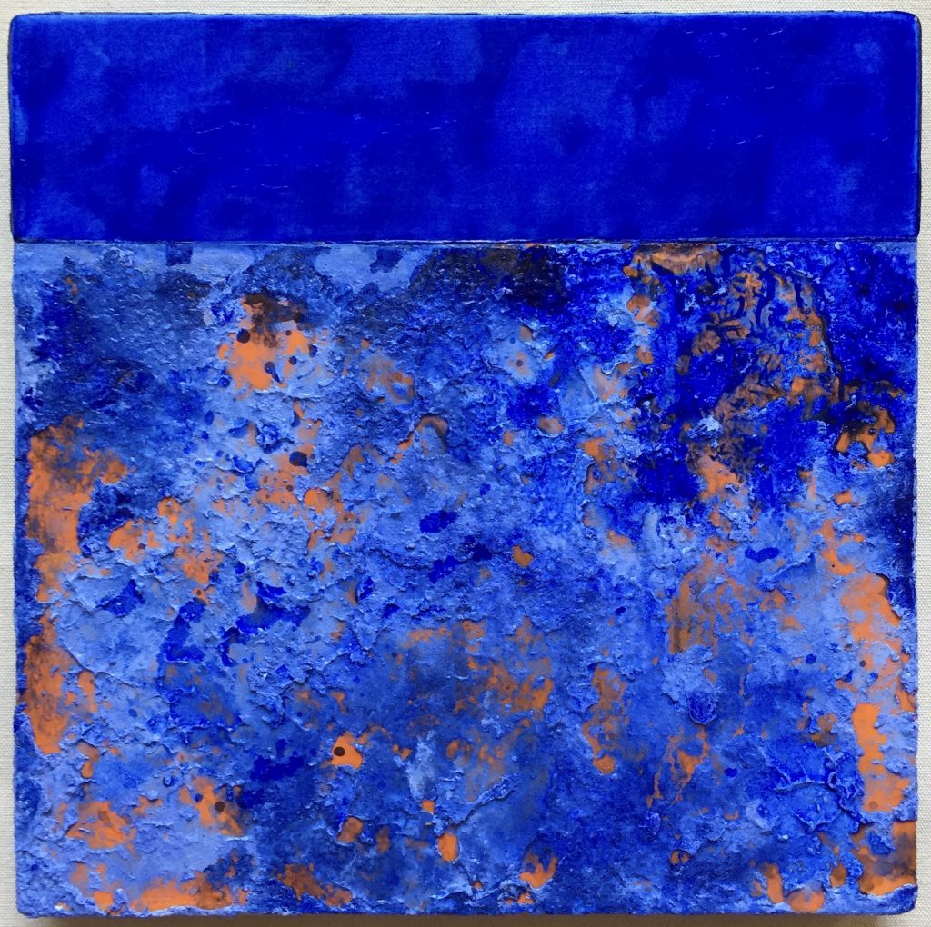 Farbfeldmalerei mit Blue 29 