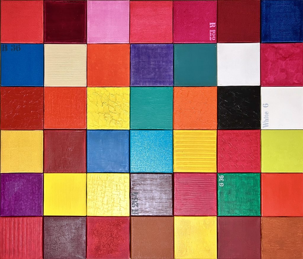 Inspiration durch Gerhard Richters Gemälde 192 Farben